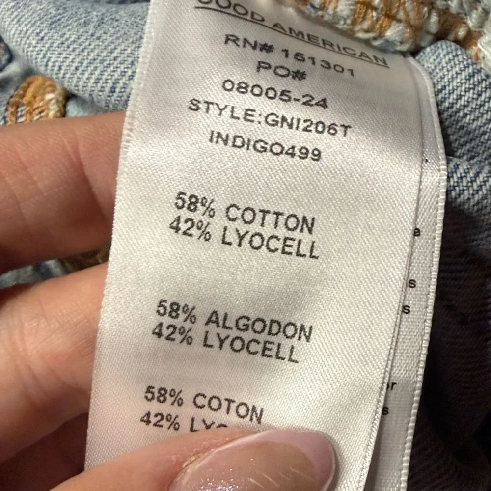 NWT- Good American-GOOD '90s RELAXED JEANS | INDIGO499- Size 18